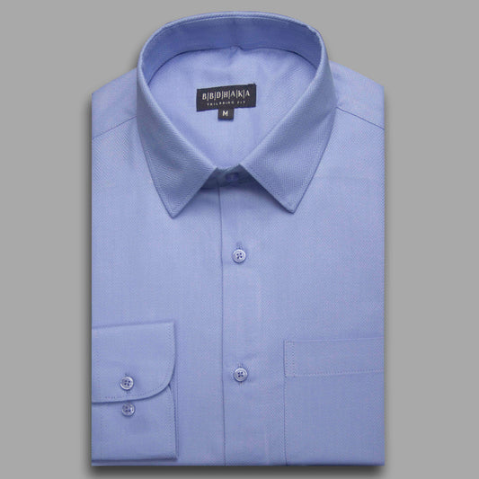 R. Blue Supreme Herringbone Shirt - Exclusive (Product Code: 14671)