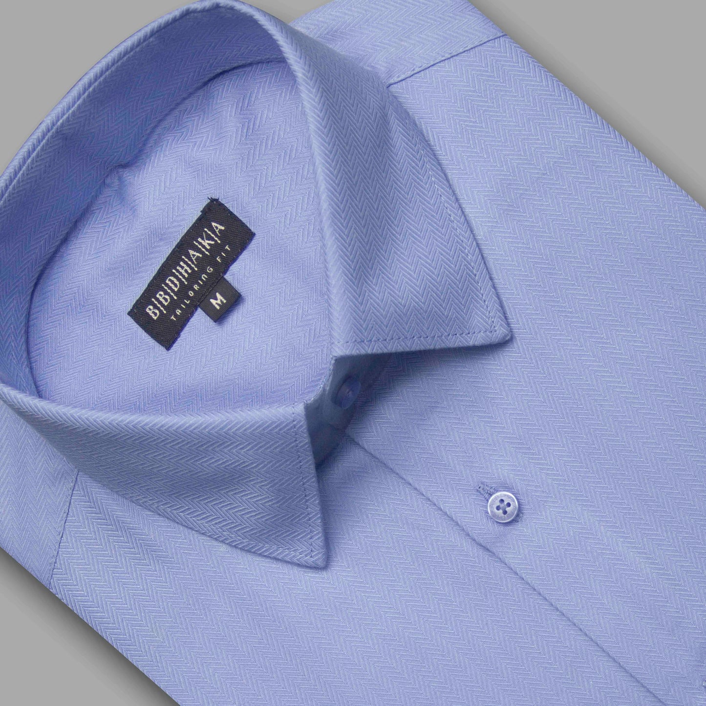 R. Blue Supreme Herringbone Shirt - Exclusive (Product Code: 14671)