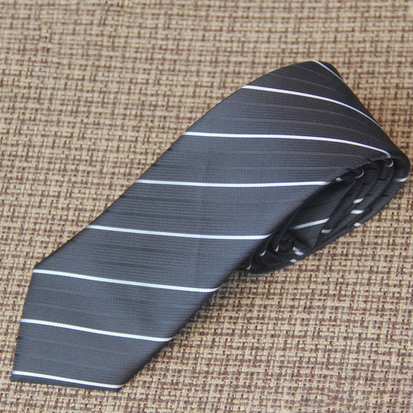 Black Large Bar Tie