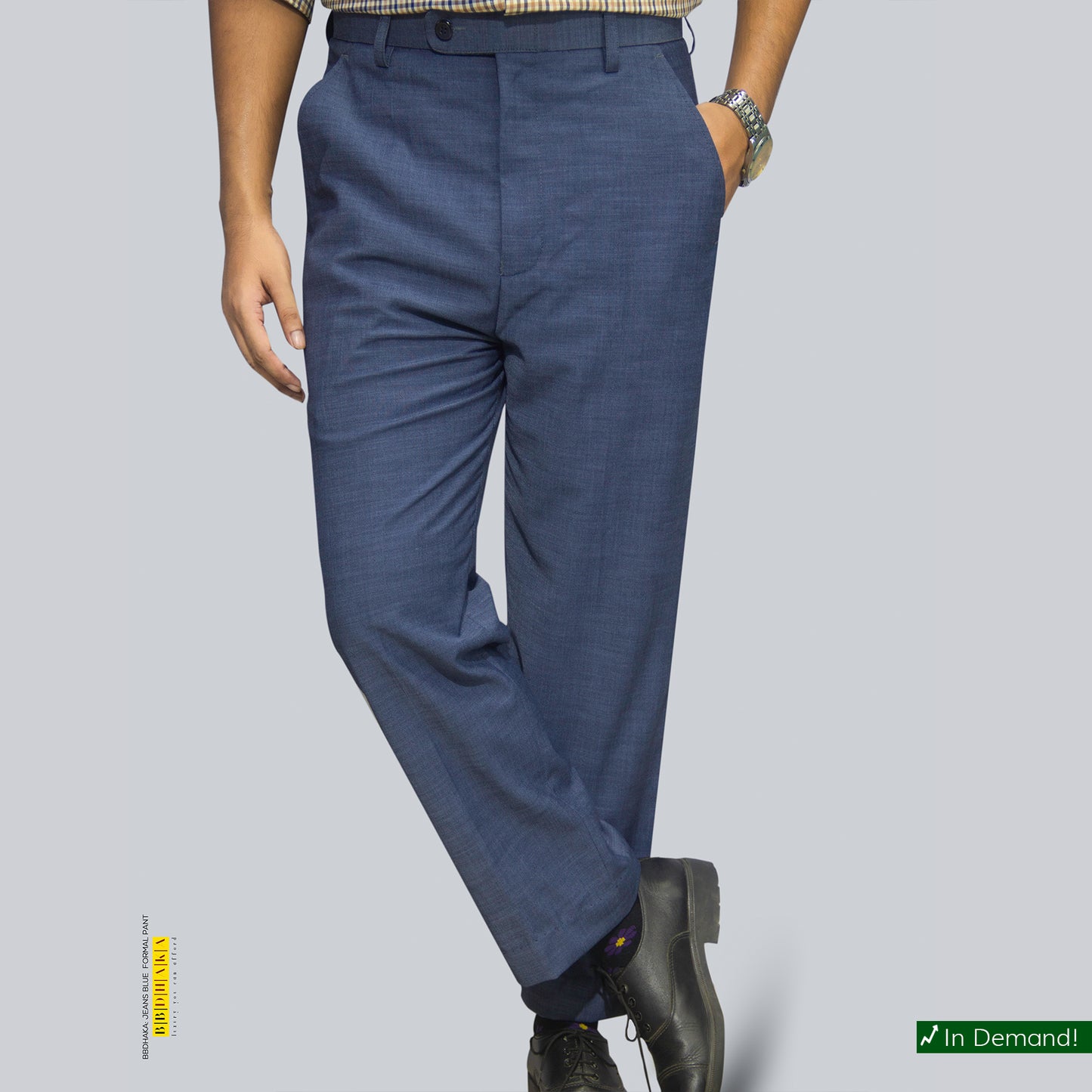 BLUE JEANS Formal Pant (Breathable Cotton) - In Demand