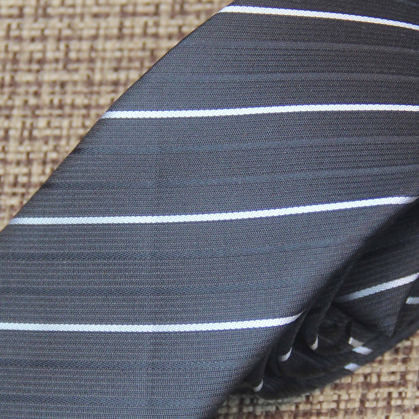 Black Large Bar Tie