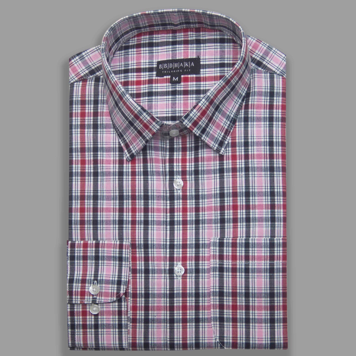 Multi Red Check Formal Shirt - New Article