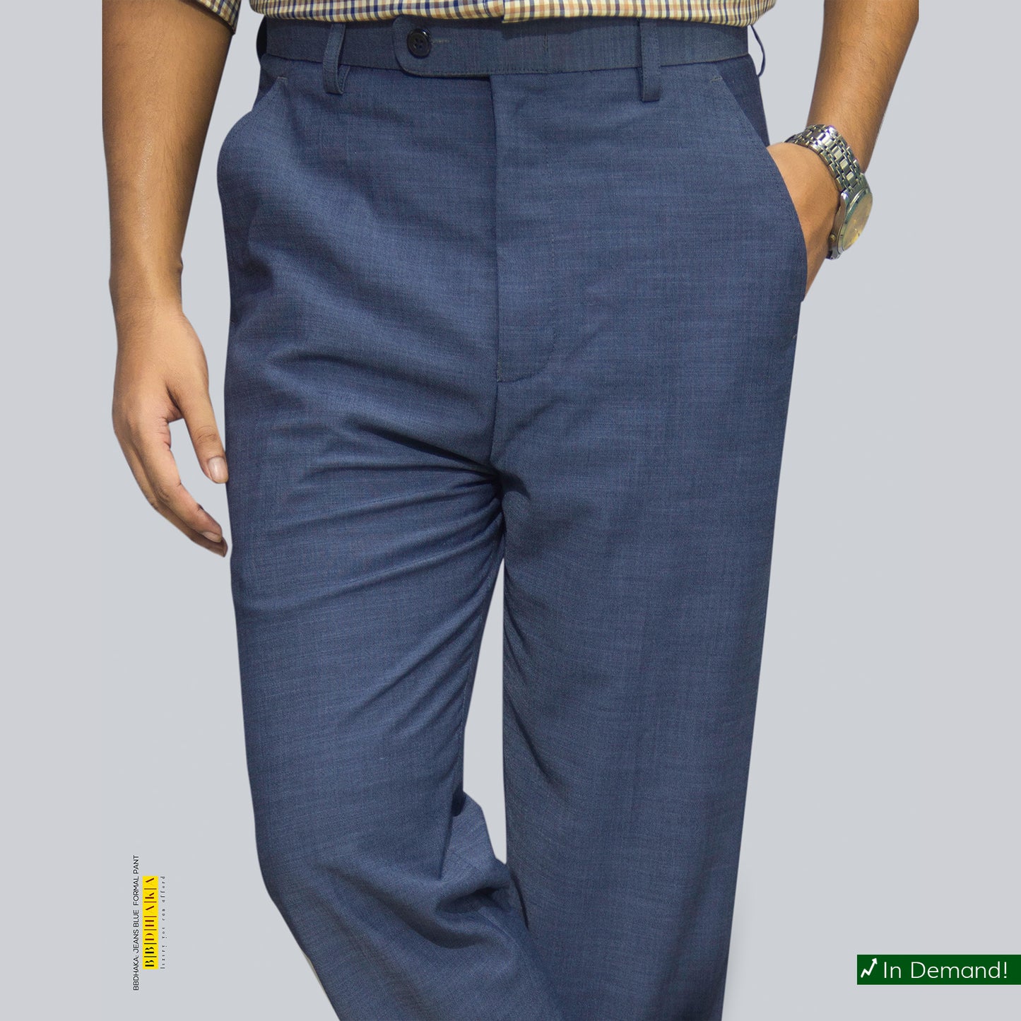 BLUE JEANS Formal Pant (Breathable Cotton) - In Demand