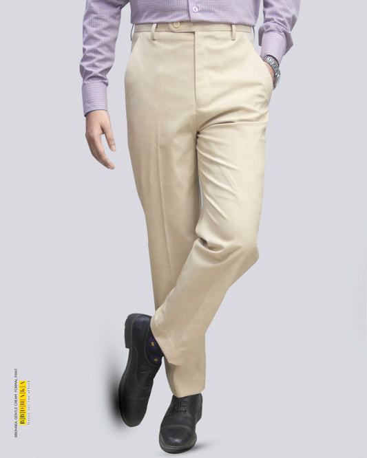 GENTLE CREAM Formal Pant (Suiting Cotton)