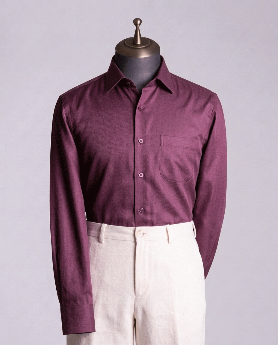 Fancy Purple Full Sleeve Shirt - New Arrival