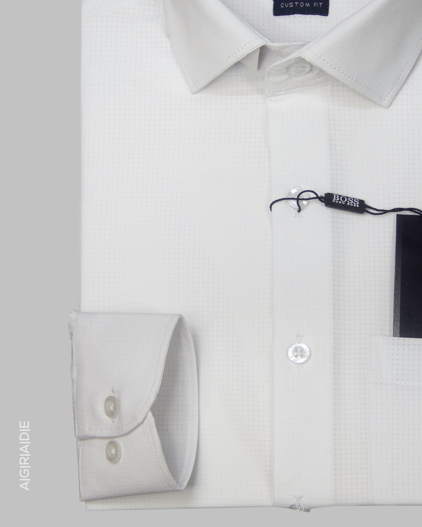 Viscose Pearl White Full Sleeve Shirt