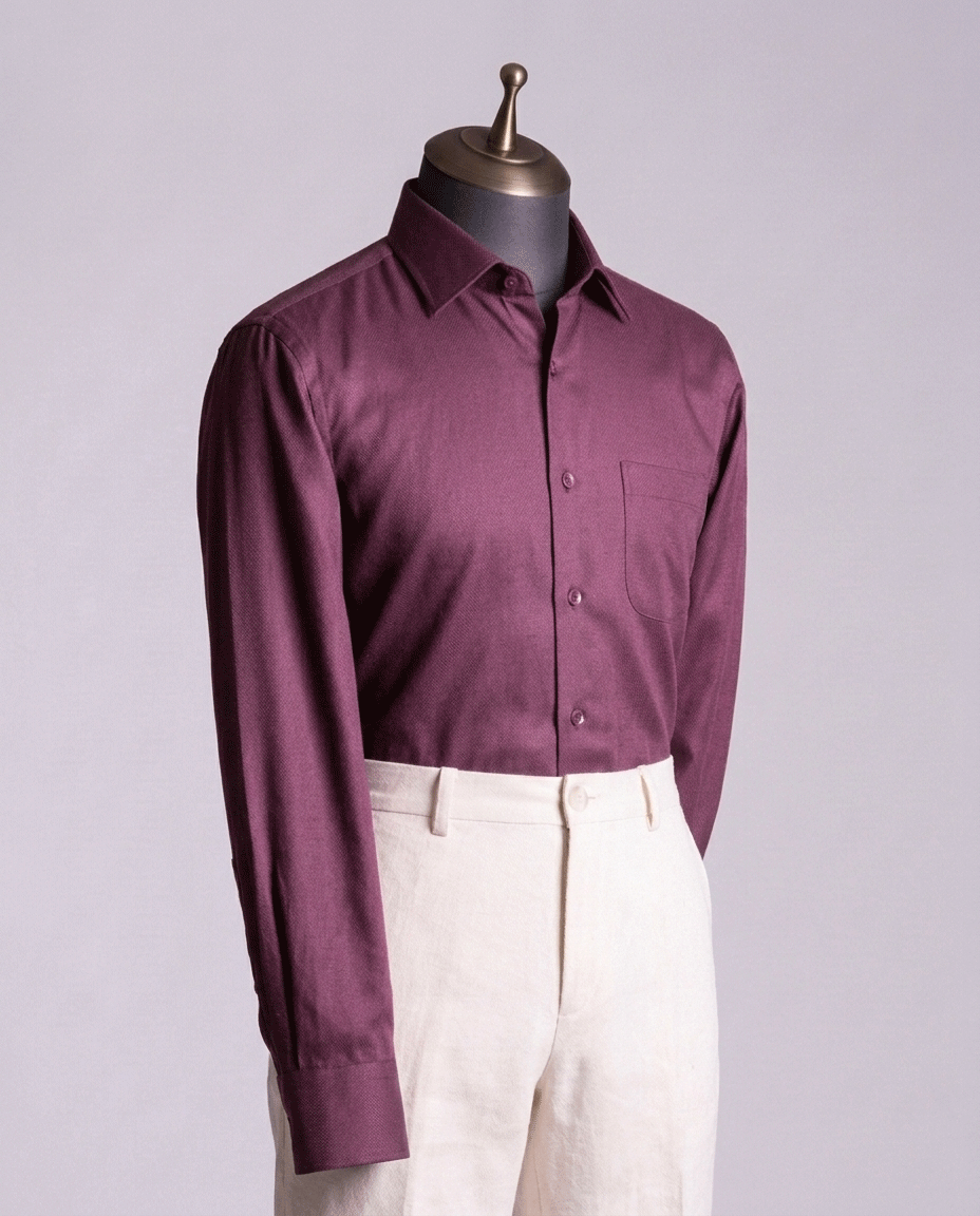 Fancy Purple Full Sleeve Shirt - New Arrival