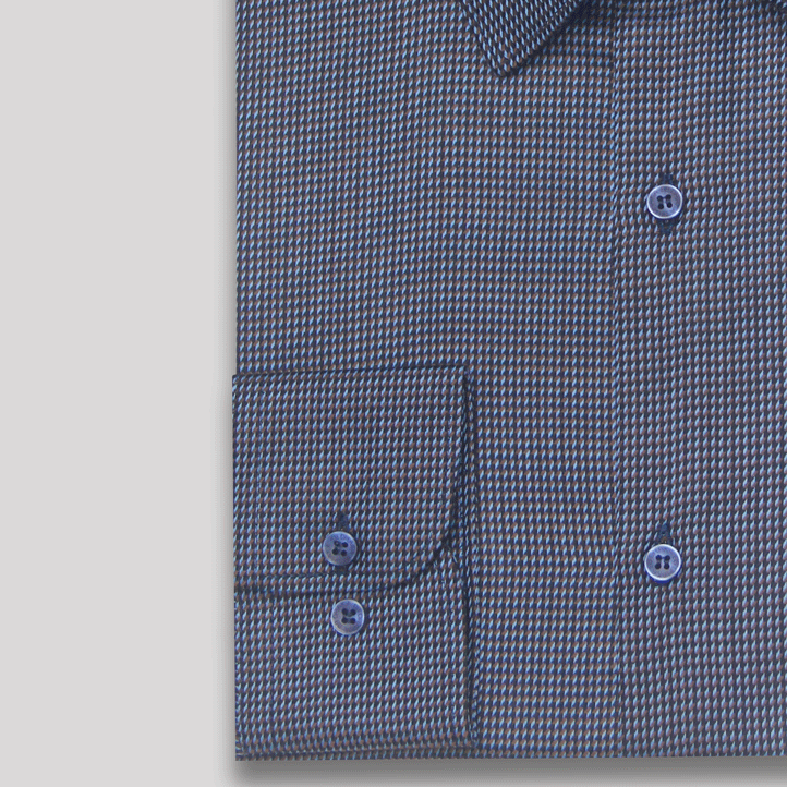Navy Dotted Executive Shirt - Product Code: 2026065