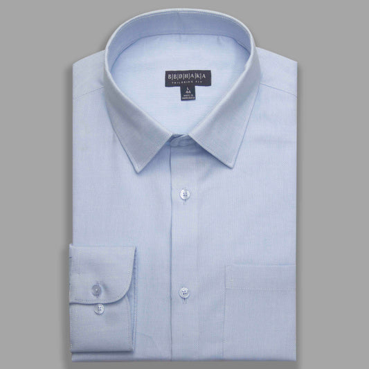 Powder Blue Dobby Formal Shirt - New Article