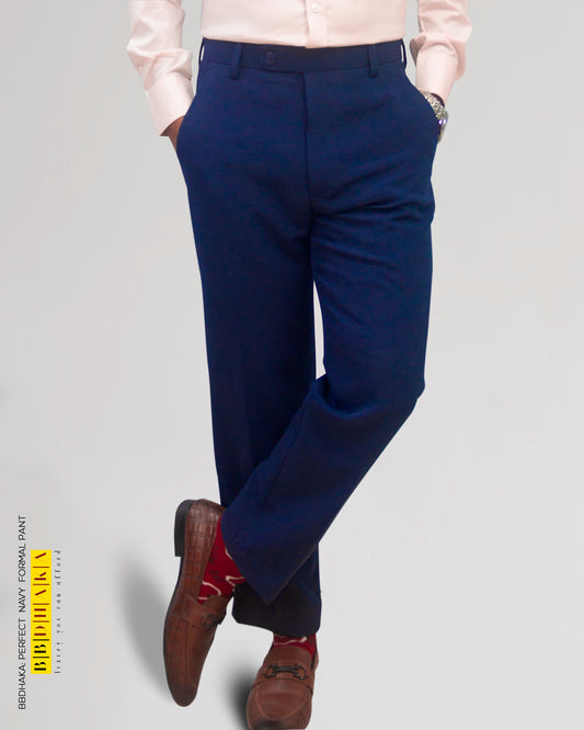 PERFECT NAVY Formal Trouser