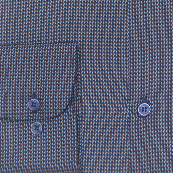 Navy Dotted Executive Shirt - Product Code: 2026065