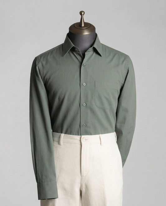Rich Olive Green Executive Shirt - Product Code: 2026070