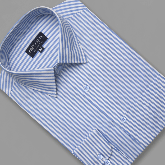 Blue Stripe Formal Shirt - New Article