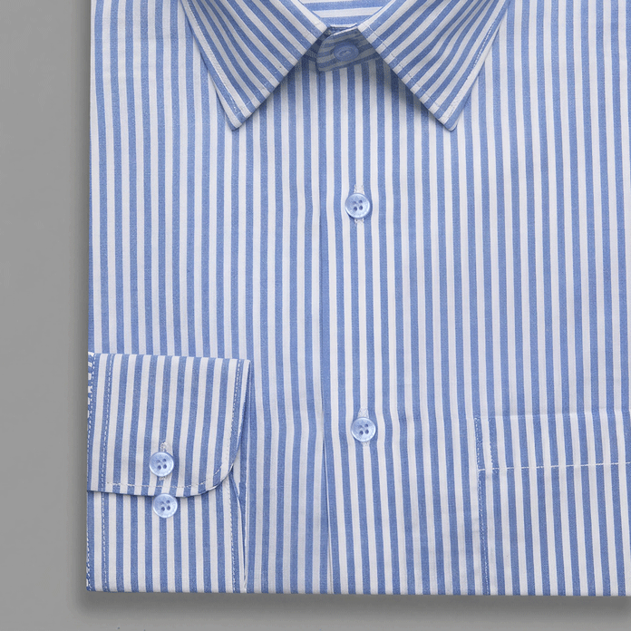 Blue Stripe Formal Shirt - New Article