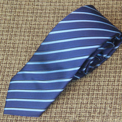 Navy Blue Stripe Tie