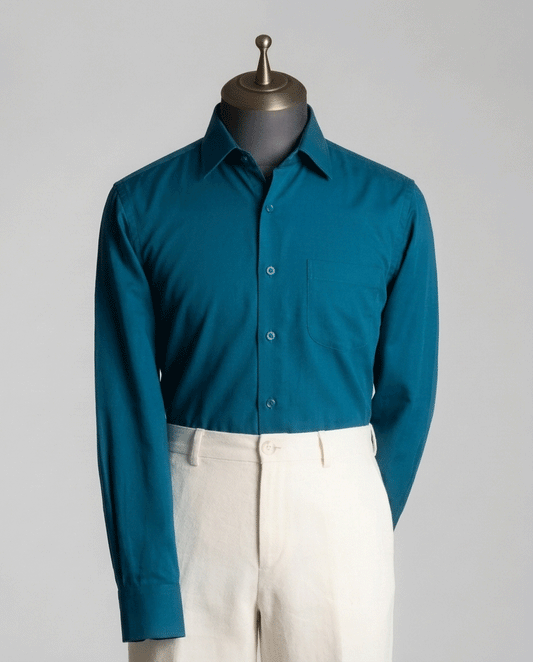 Office Sea Green Executive Shirt - Product Code: 2026071