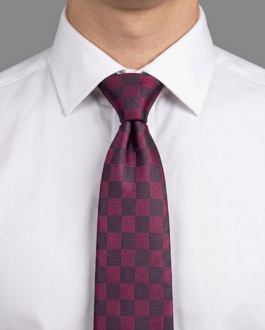 Burgundy Signature Business Tie