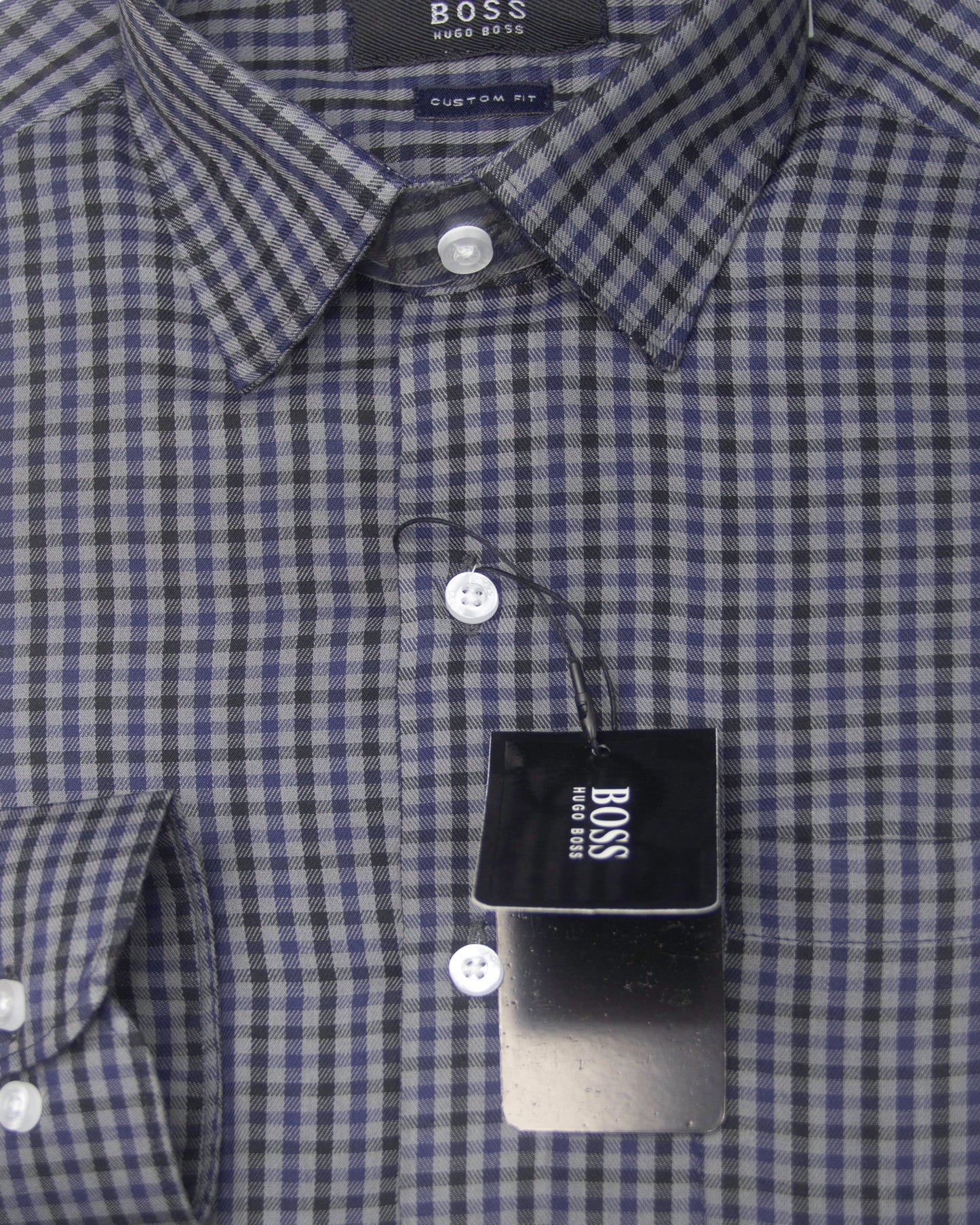 Black & Ash Gingham Full Sleeve Shirt