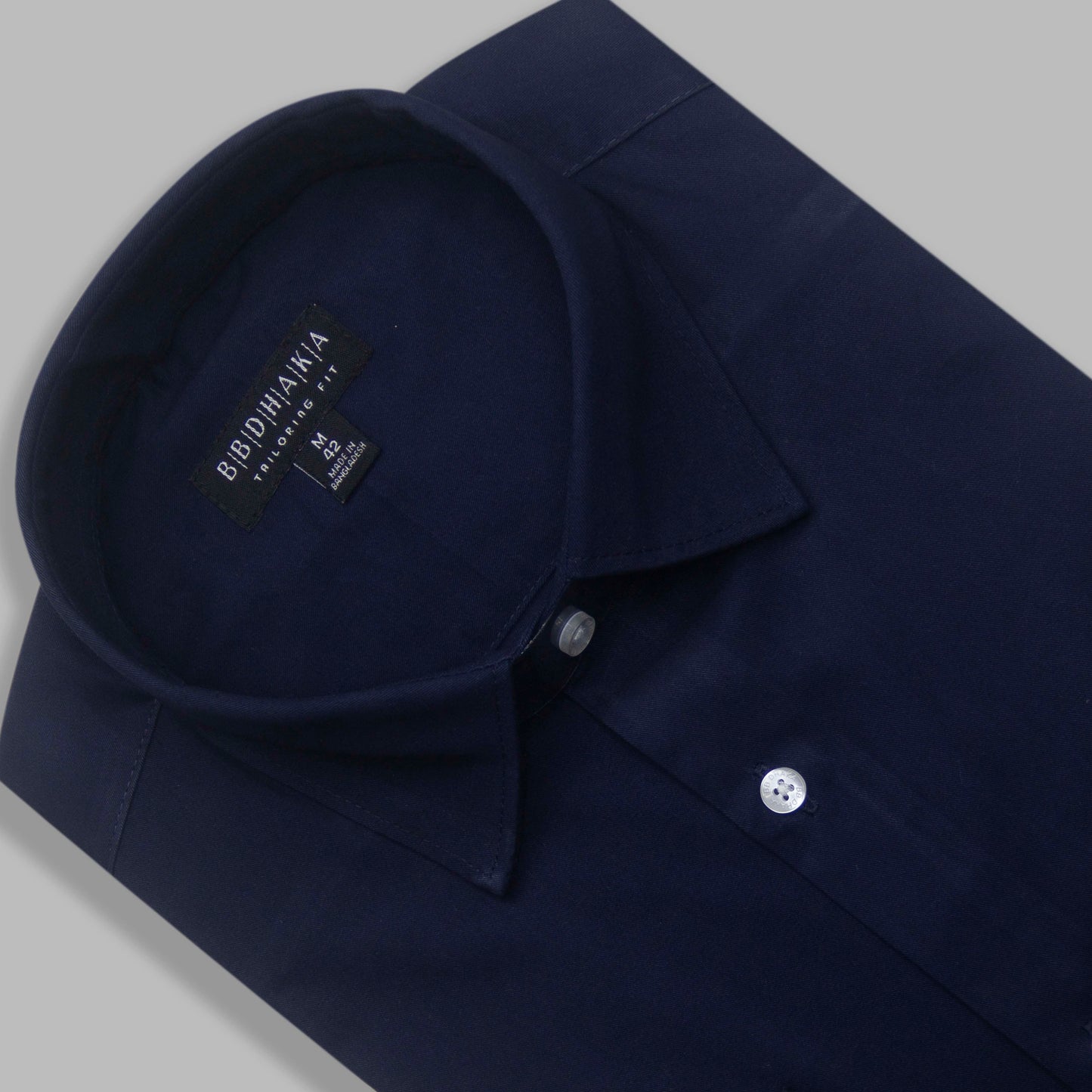 Kaizer Navy Blue Formal Shirt - New Article
