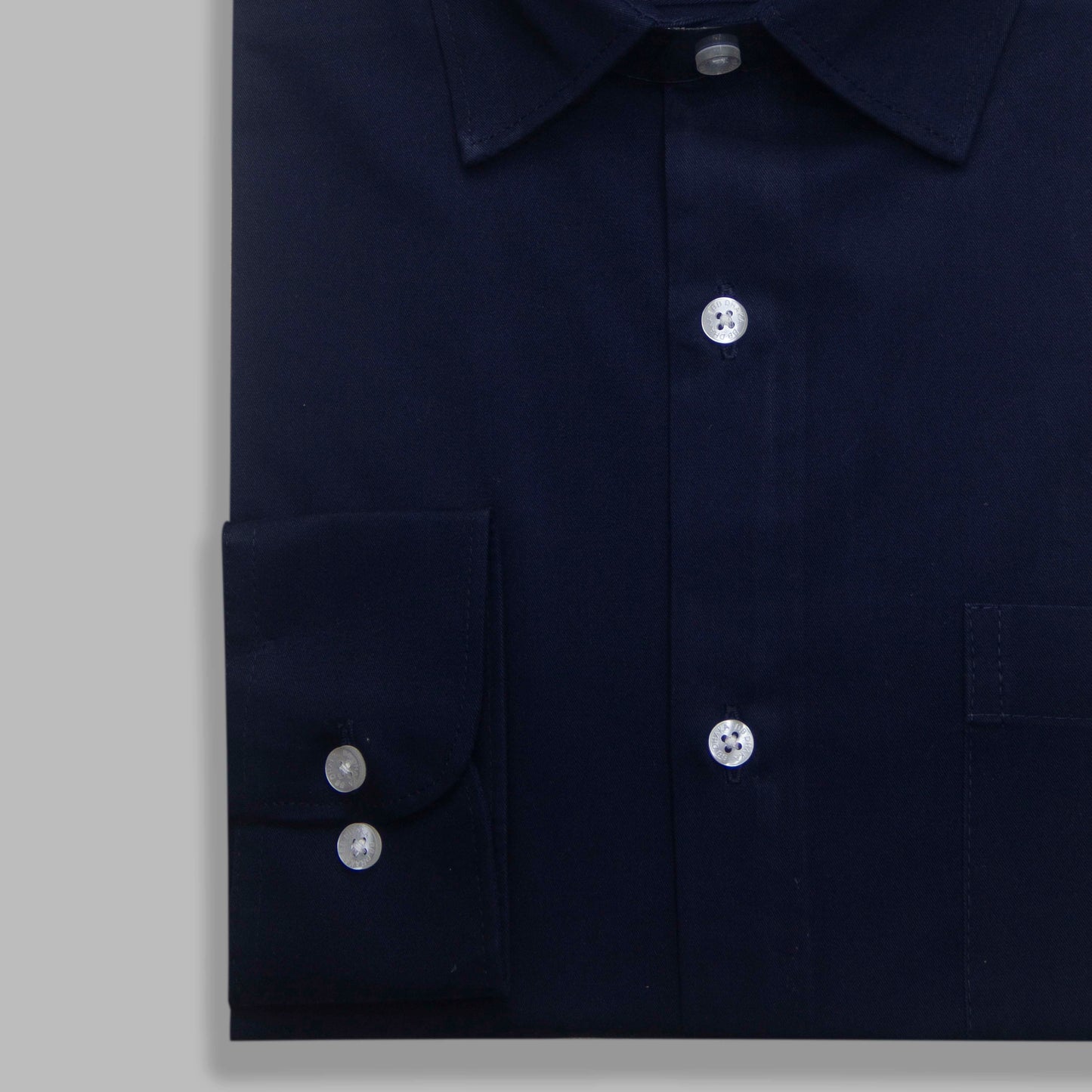 Kaizer Navy Blue Formal Shirt - New Article