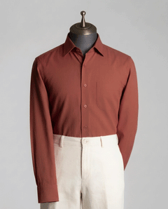 Rusty Orange Formal Shirt  - Product Code: 20262713