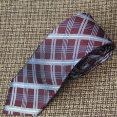Coffee Burgundy Tie