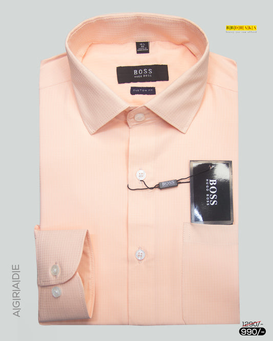 Chinese Viscose: Light Pink Shade Full Sleeve Shirt