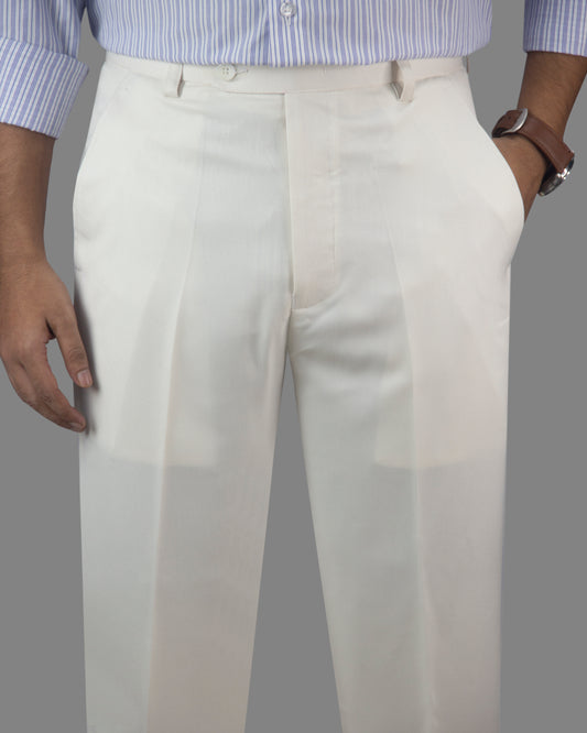 Cloudy White Formal Pant - New Arrival