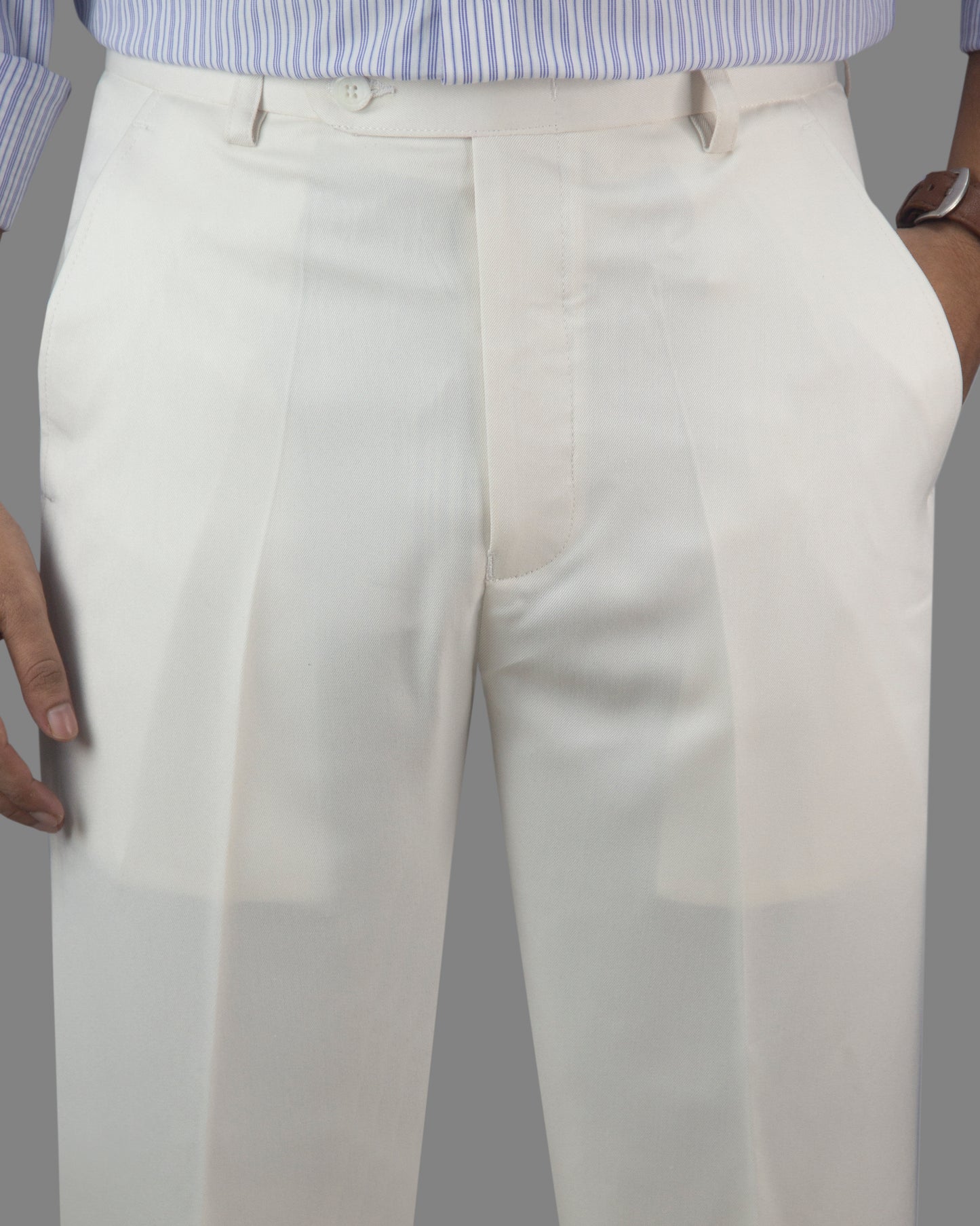 Cloudy White Formal Pant - New Arrival