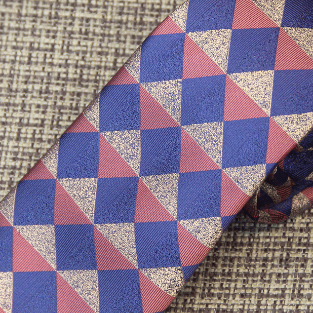 Tri-Color Mosaic Tie