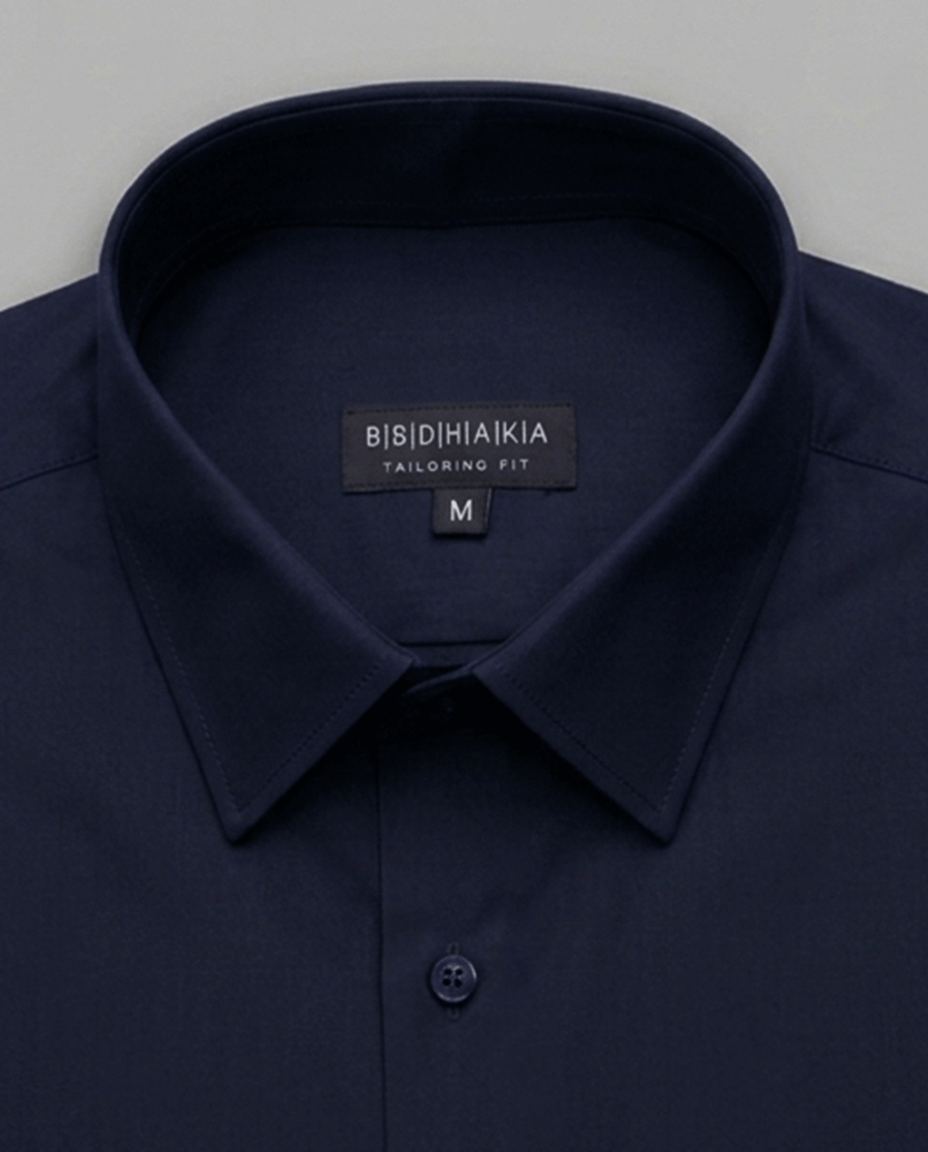 Dark Navy Formal Shirt (Wrinkles Protected) - Product Code: 20262715