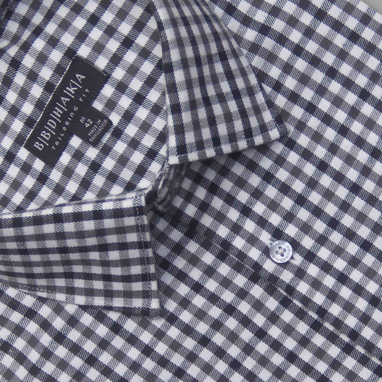Black Check Box Formal Shirt - New Article
