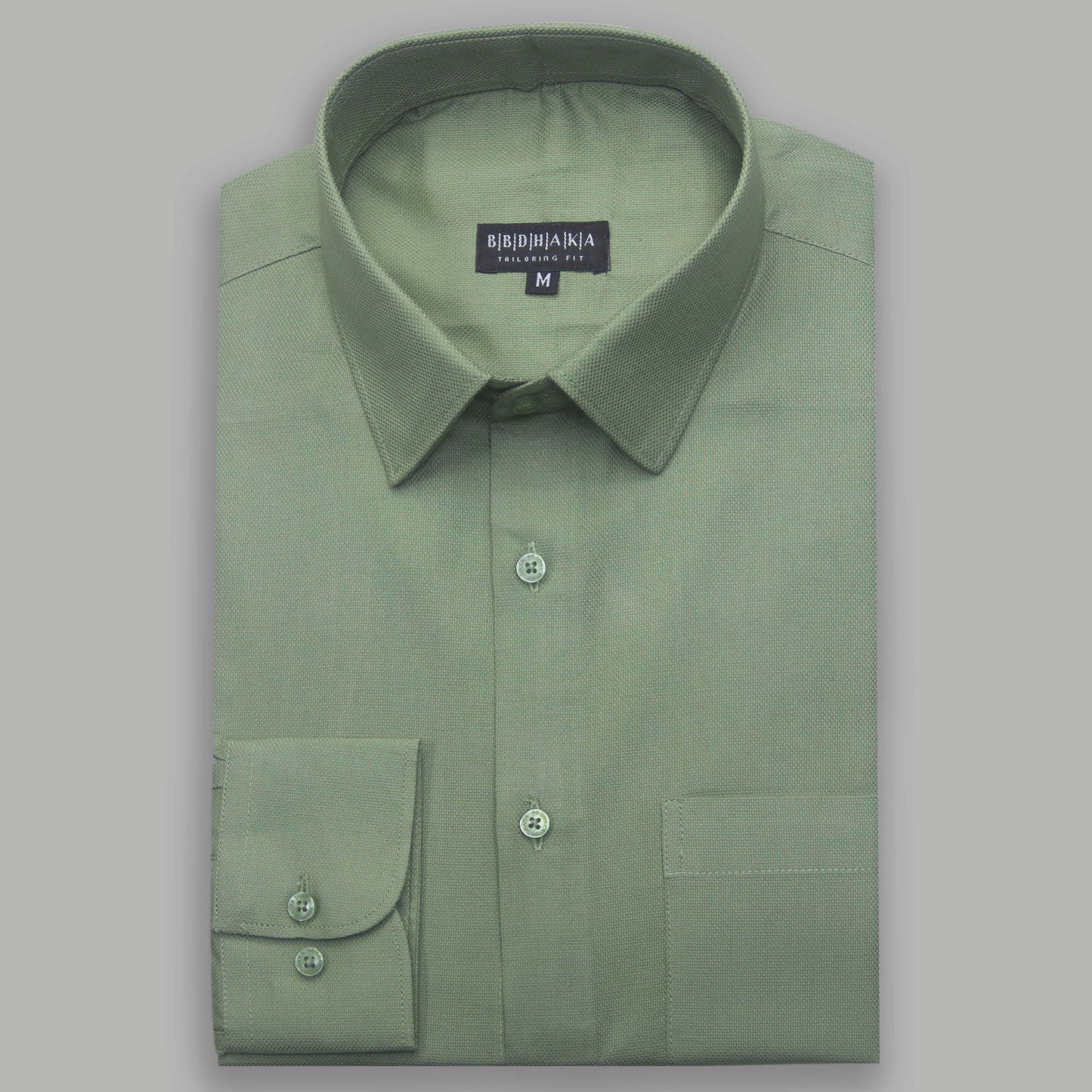 Sage Green Dobby Formal Shirt - New Article