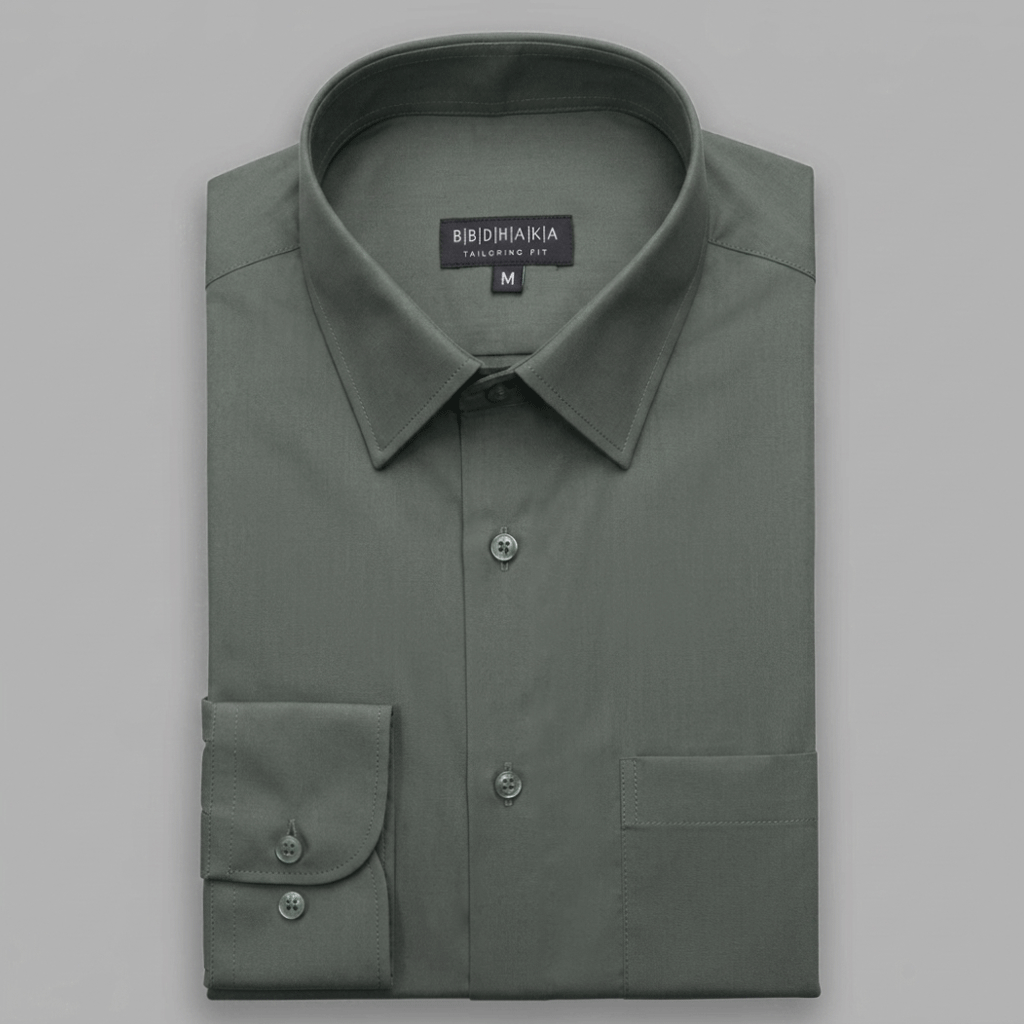 Rich Olive Green Executive Shirt - Product Code: 2026070
