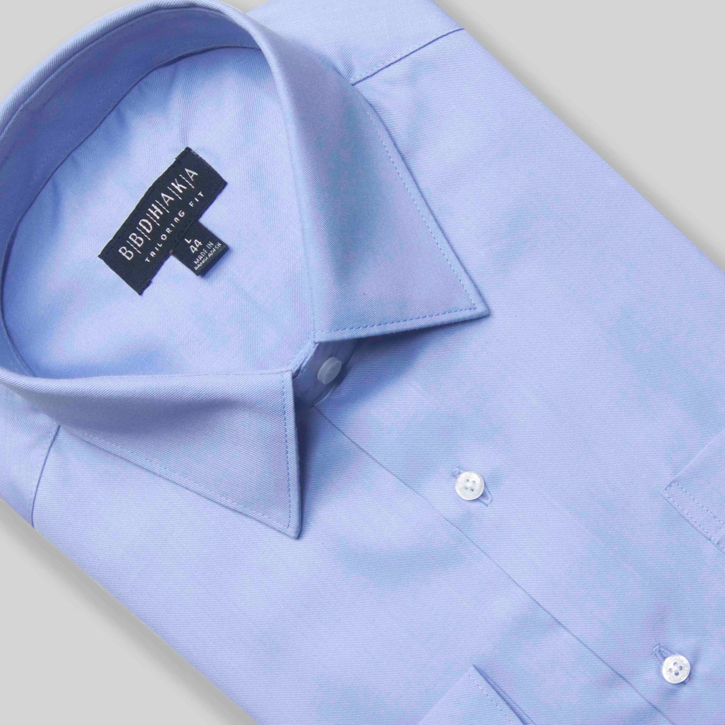 Office Sky Blue Formal Shirt - Product Code: 12677