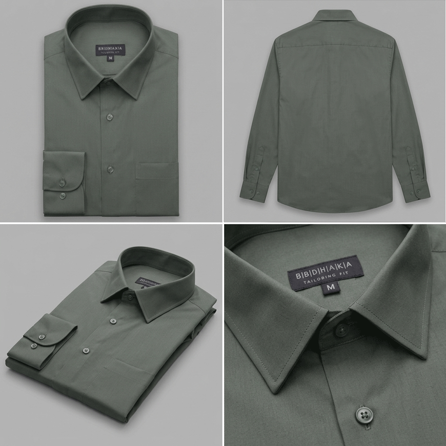 Rich Olive Green Executive Shirt - Product Code: 2026070