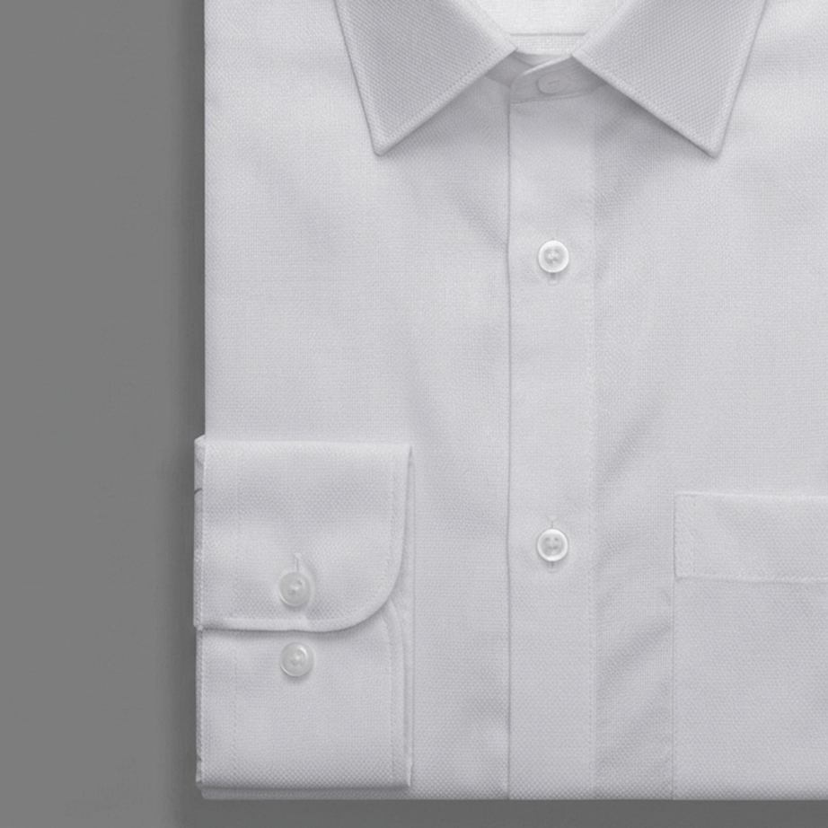 White Dobby Executive Shirt - Product Code: 2026073
