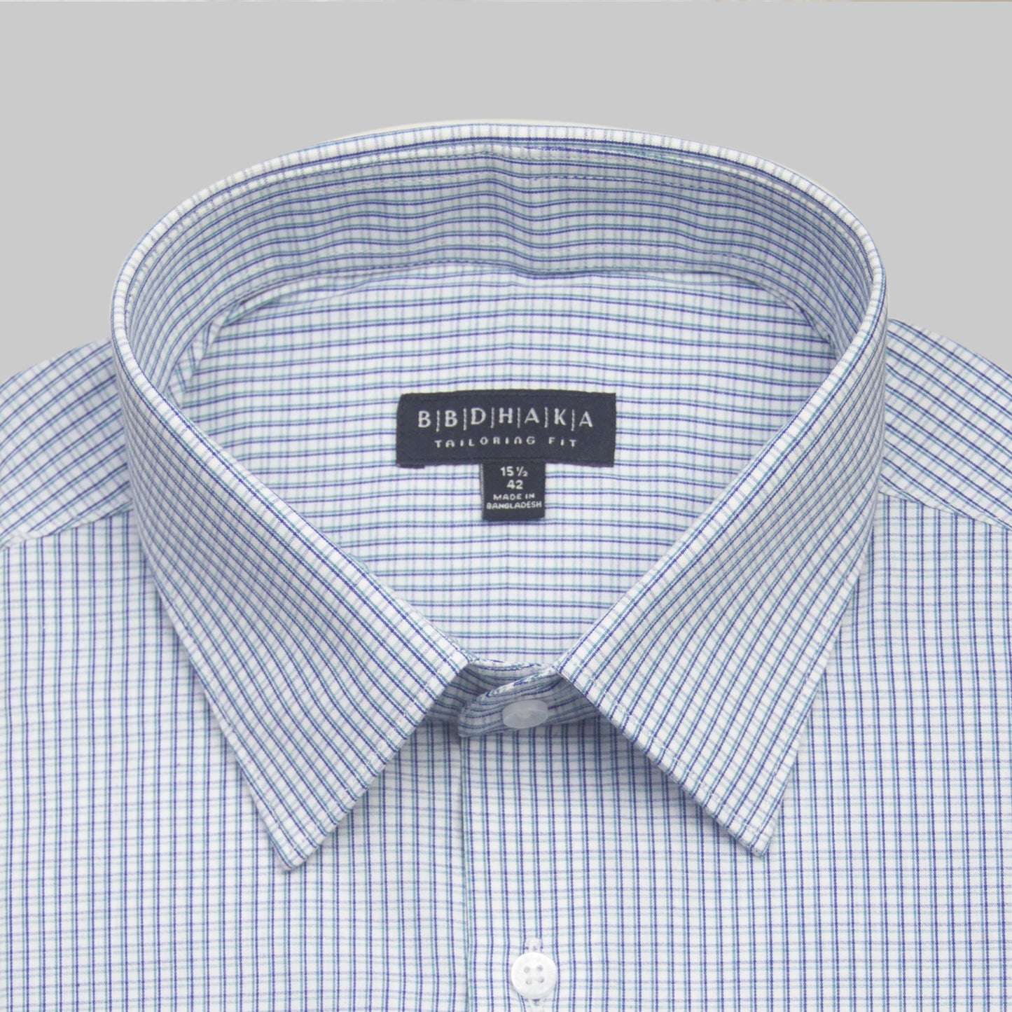 Sky Blue Lines CHECK Shirt (Cotton Blend) - NEW ARRIVAL