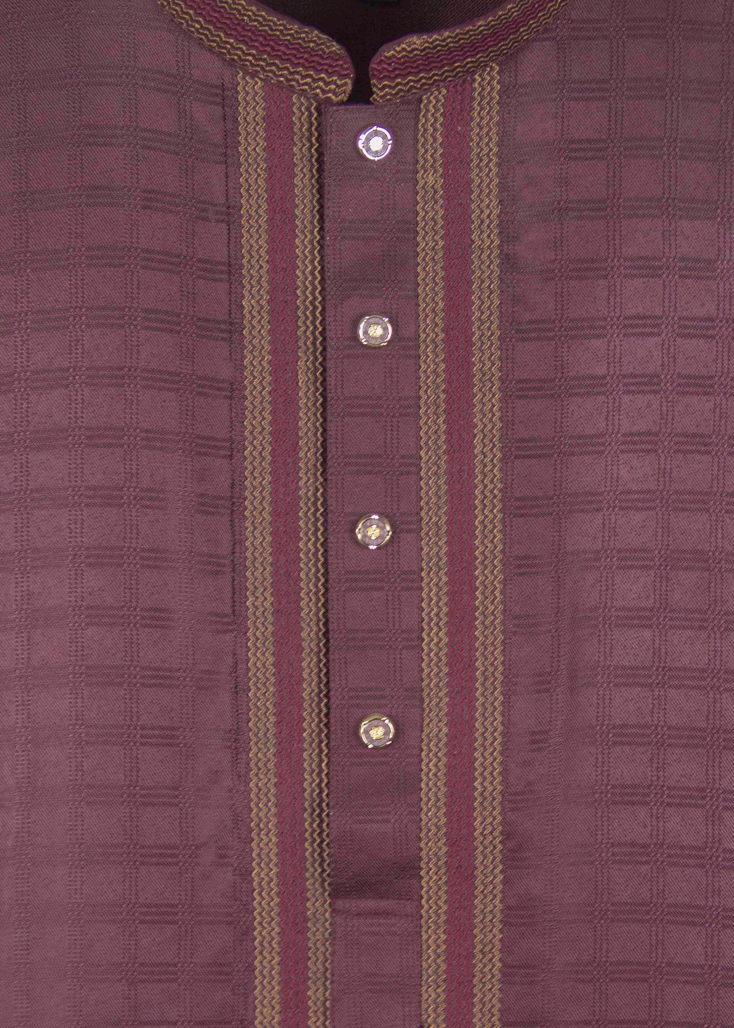 Caramel Coffee Embroidery Fancy Cotton Punjabi New Article - CODE: 12204