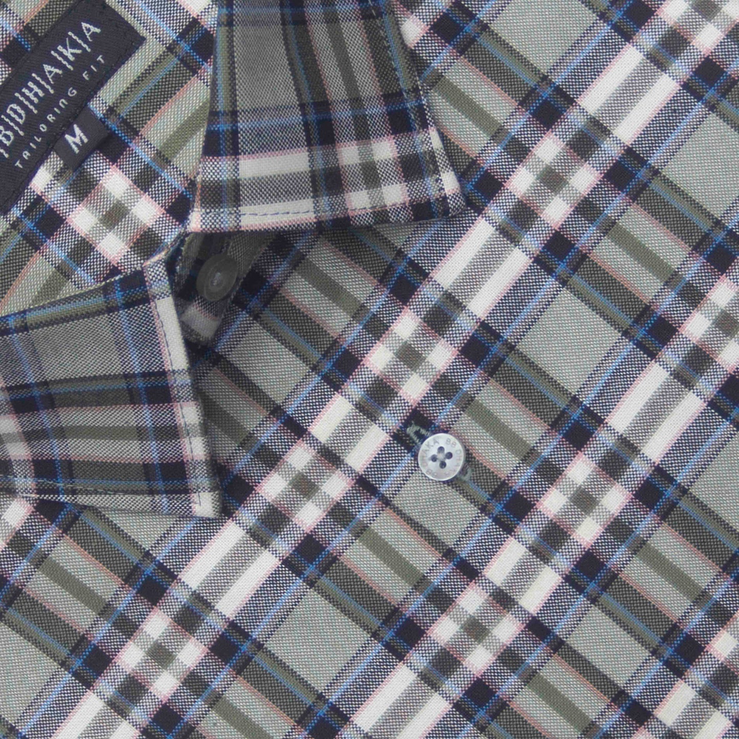 Greenish Plaid Check (Yarn Dying) - New Article (Product Code:13002)