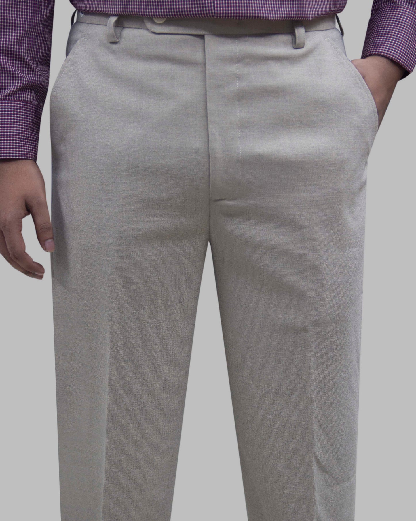 Beige Brown Formal Pant (Suiting Cotton) - New Arrival
