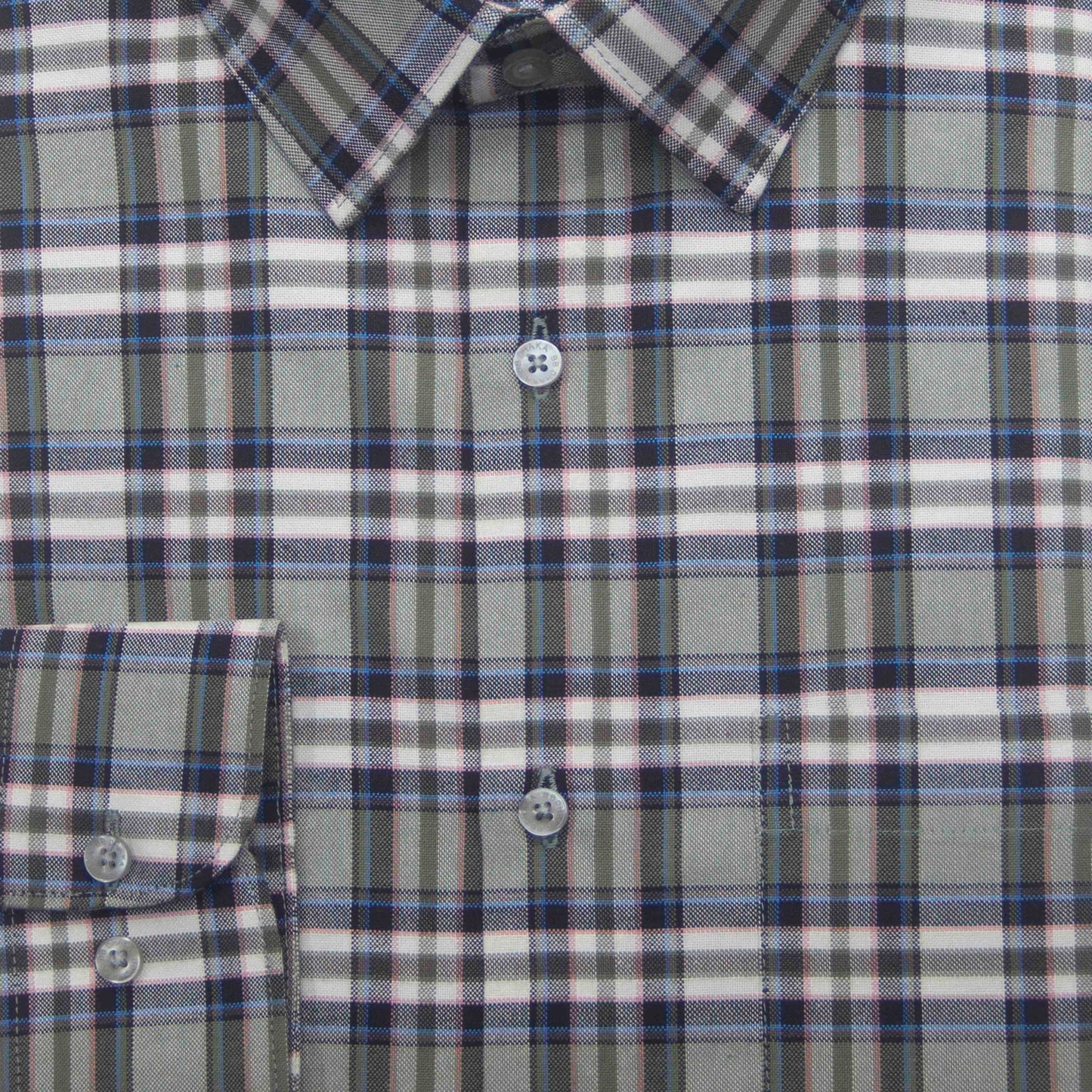 Greenish Plaid Check (Yarn Dying) - New Article (Product Code:13002)