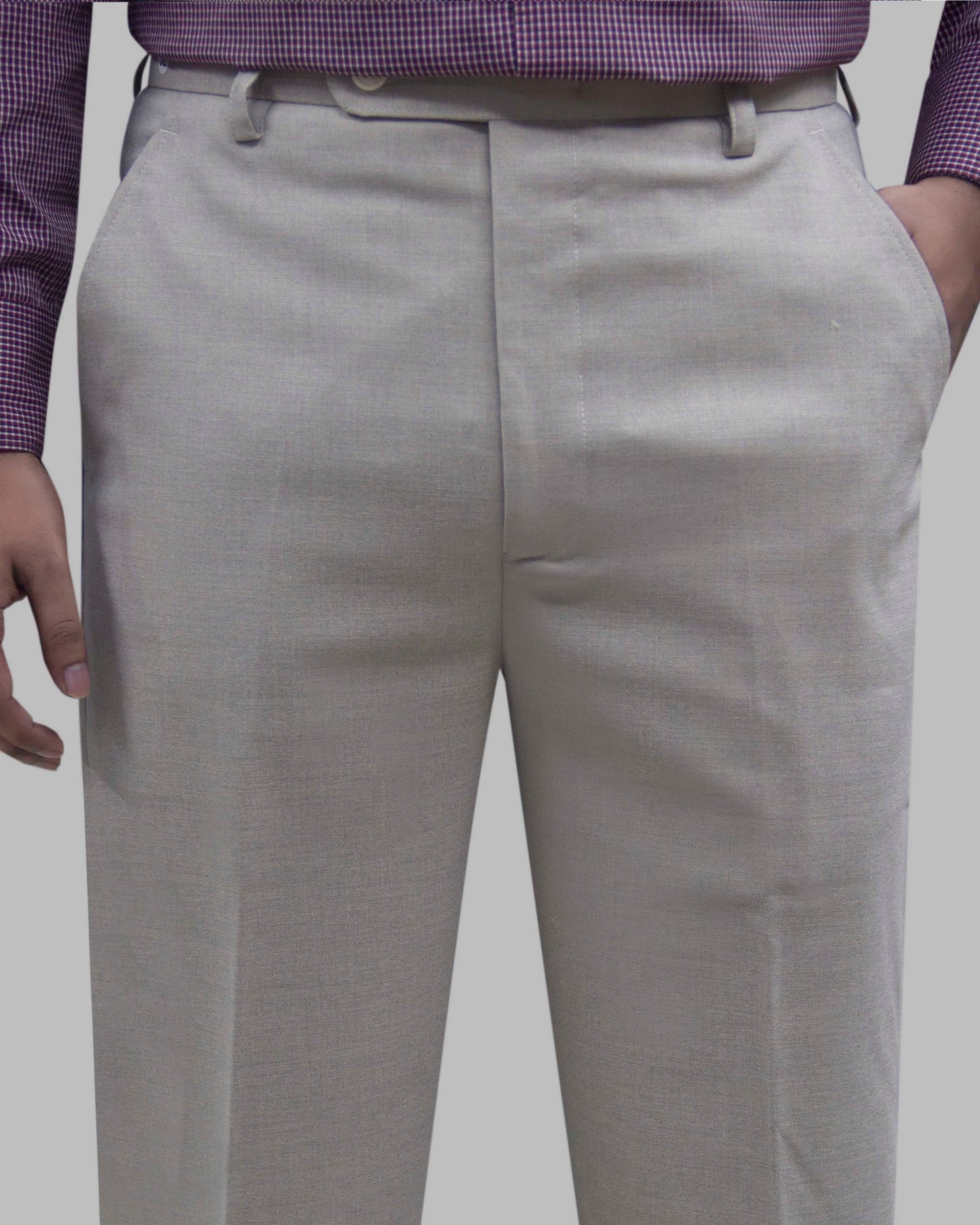 Beige Brown Formal Pant (Suiting Cotton) - New Arrival