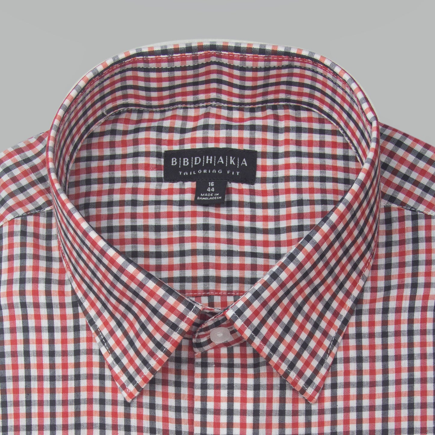 Red Multi box Check Shirt (Cotton Blend)