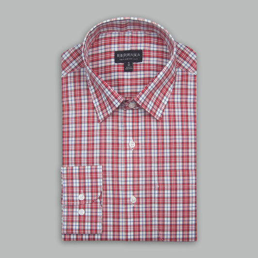 RED PLAID Check Shirt