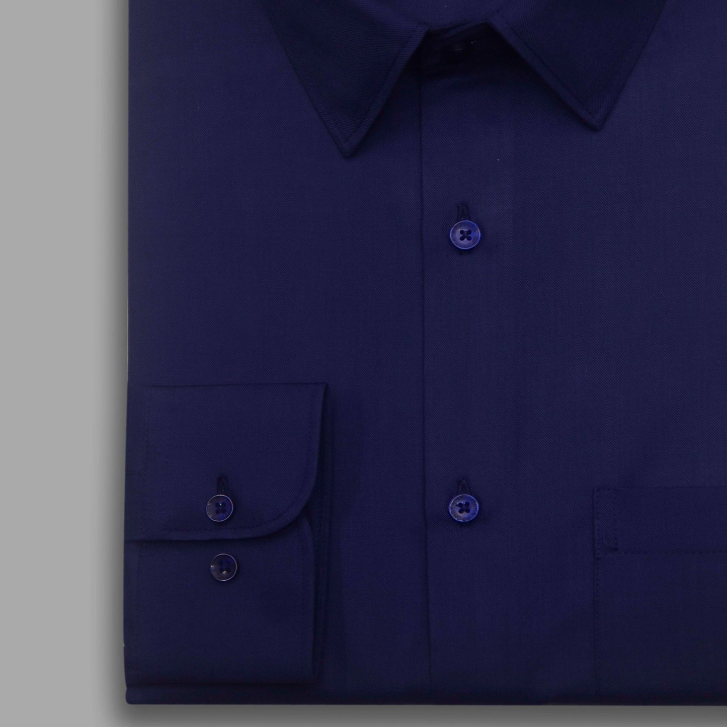 Office Navy Formal Shirt (Wrinkles Free) - Product Code: 12673