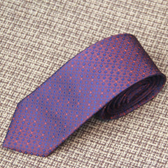Purple Structured Tie