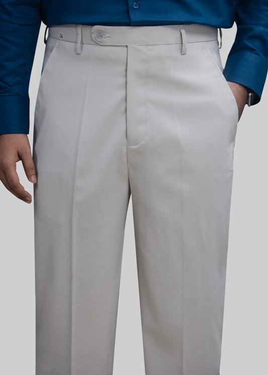 Off-White (Gray) Formal Pant - New Article