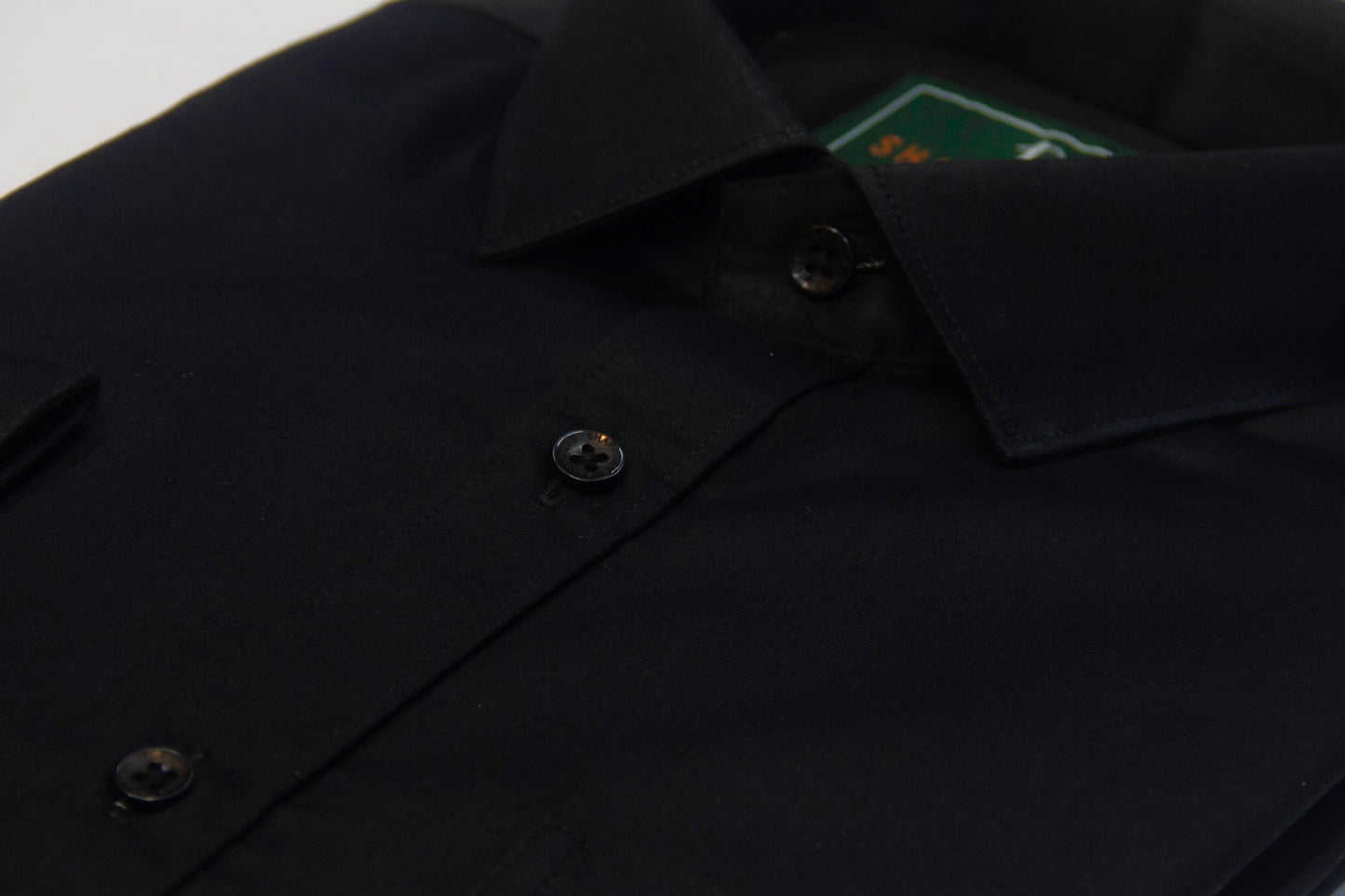 Zed Black Giza Cotton Formal Shirt