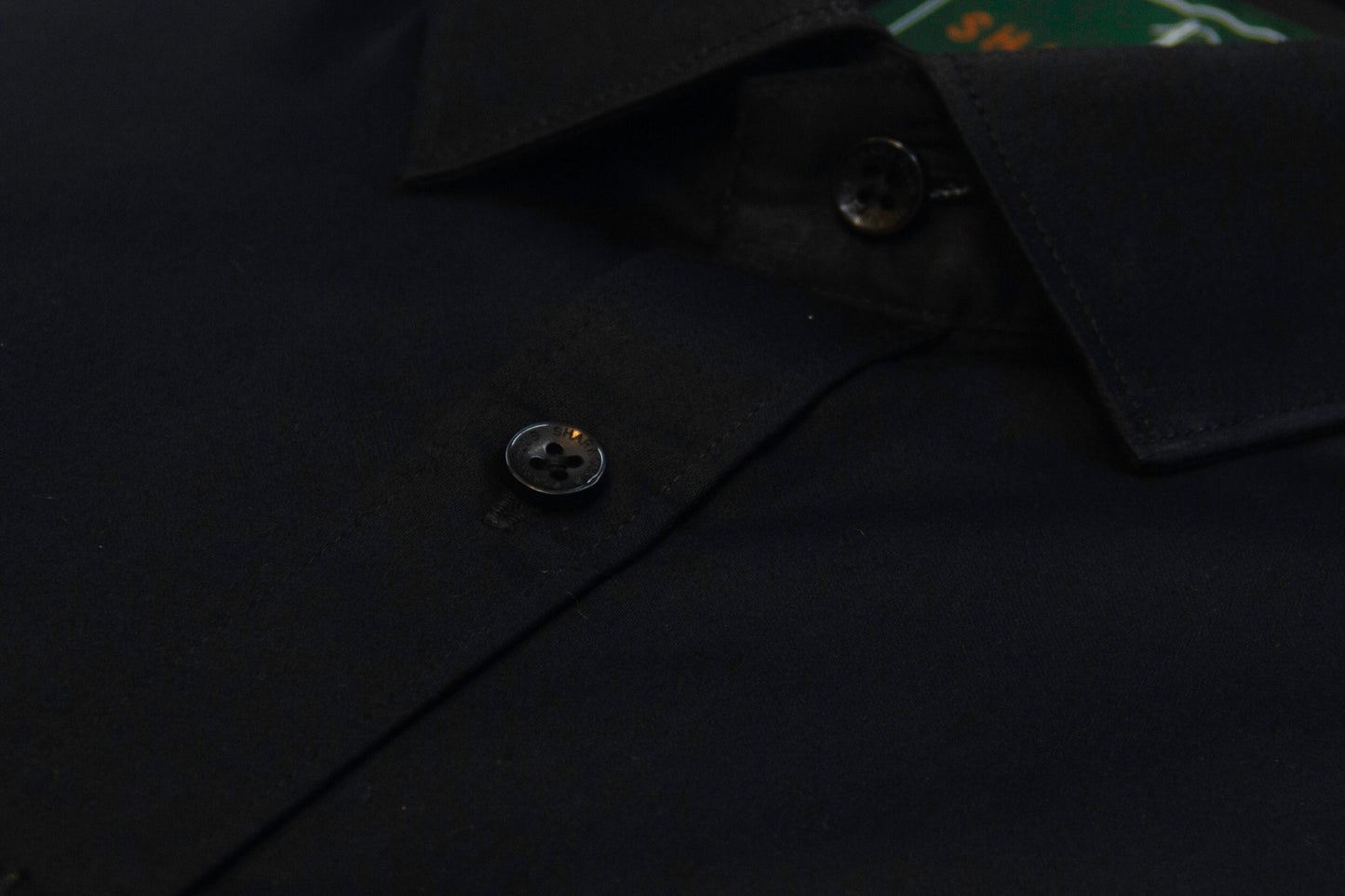 Zed Black Giza Cotton Formal Shirt